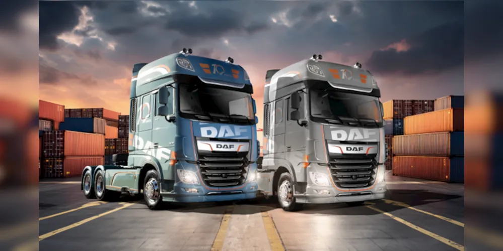 DAF lança cores Ocean Blue e Storm Grey para a Série Especial 10 anos