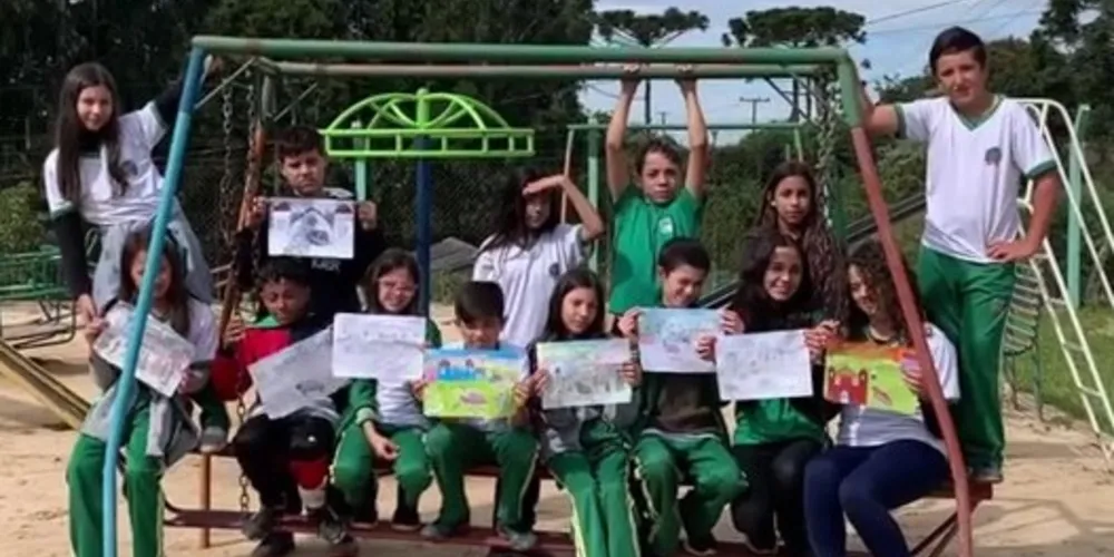 Os alunos abordaram as histórias que compõem o folclore brasileiro em suas releituras