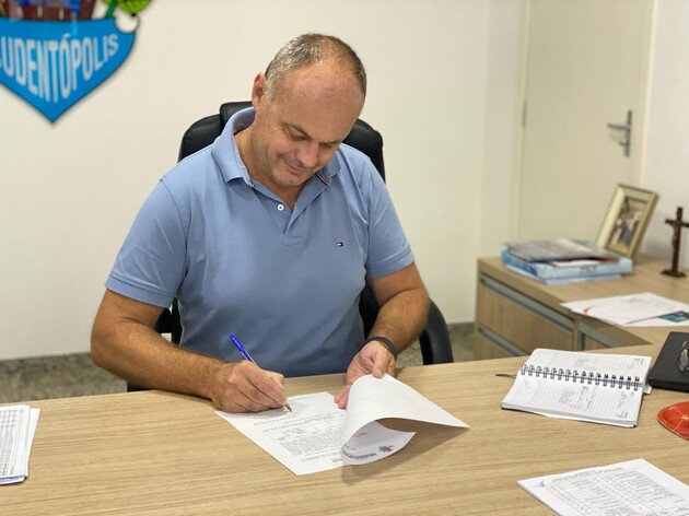 Prefeito Osnei Stadler (União) anunciou a realização do processo em publicação nas redes sociais