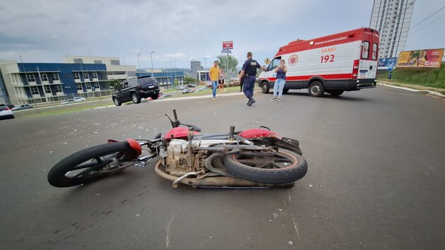 Motociclista estaria transitando pela rua Maria Rita Perpétuo da Cruz