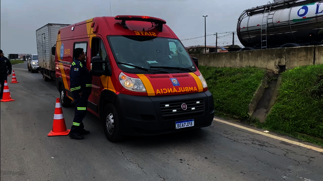 Equipe do Siate foi acionada para atender a ocorrência