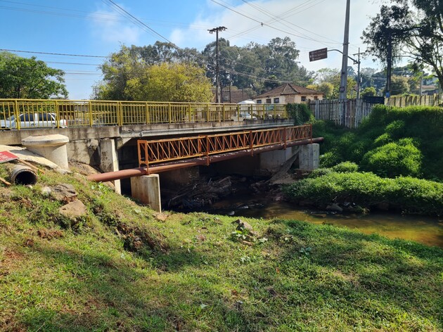 Ponte do Rio Verde dá acesso à estrada do Alagados