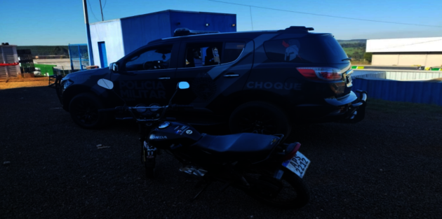 Moto (foto) que havia sido furtada em Ponta Grossa foi recuperada