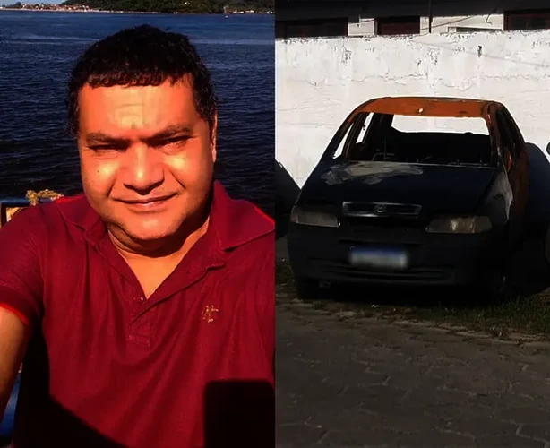 Carro de Mardem foi encontrado incendiado após o crime