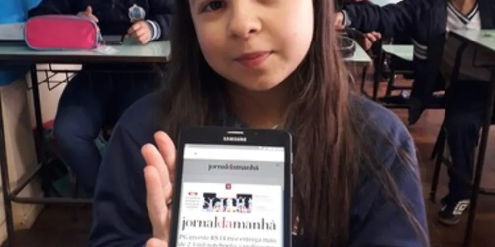 Tecnologia foi grande aliada em sala e contribuirá para estudo do meio com a família