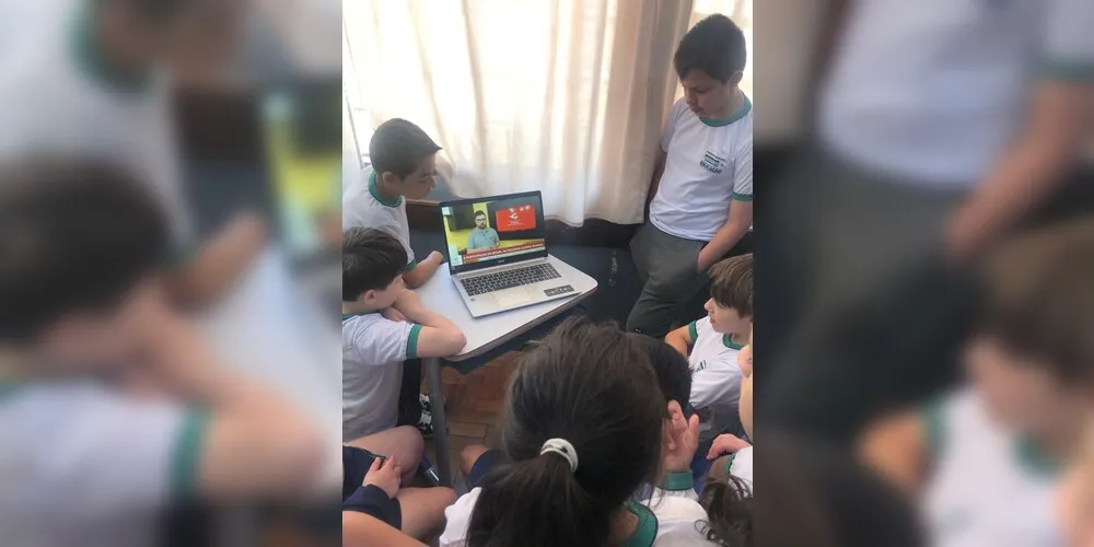 Videoaula foi um dos recursos que basearam trabalho em sala de aula