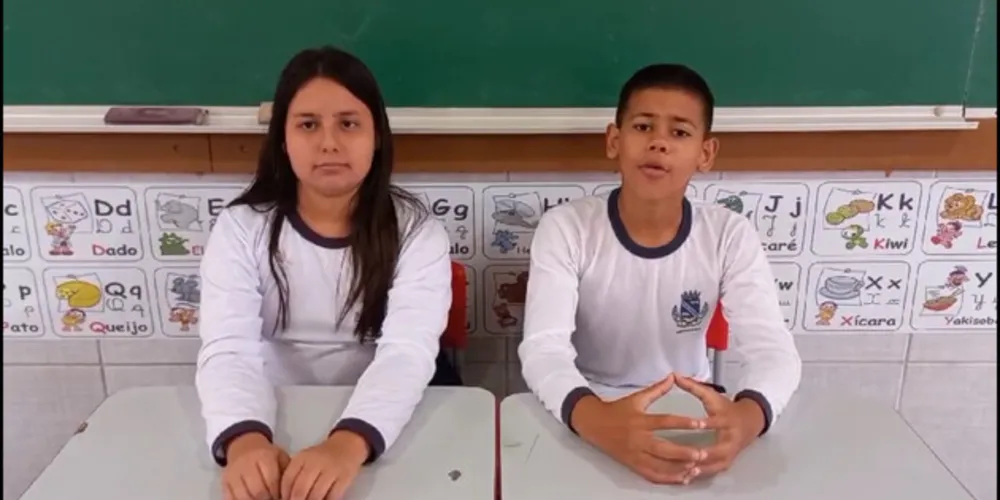 Estudantes protagonizaram momentos de verdadeiros jornalistas em sala de aula