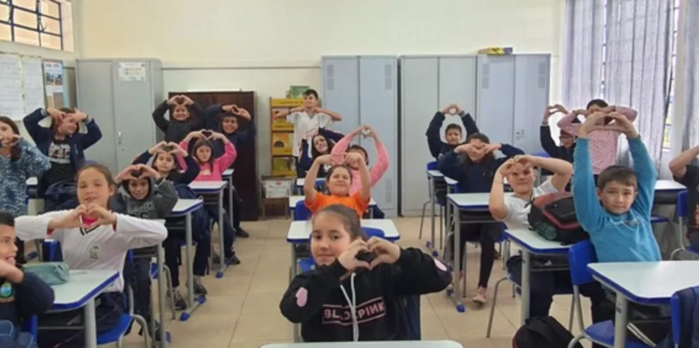 Classe pôde trabalhar mais uma aula do projeto de forma efetiva e com resultados assertivos