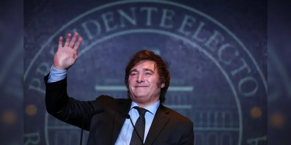 MIllei foi eleito presidente da Argentina