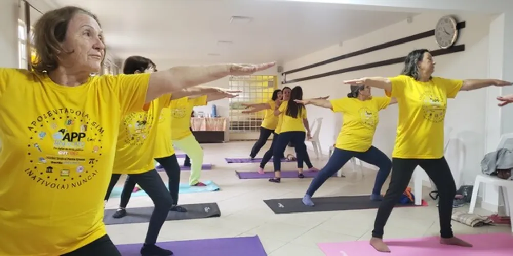 A turma, composta por aposentados e pessoas em busca de bem-estar, tem dado um retorno positivo