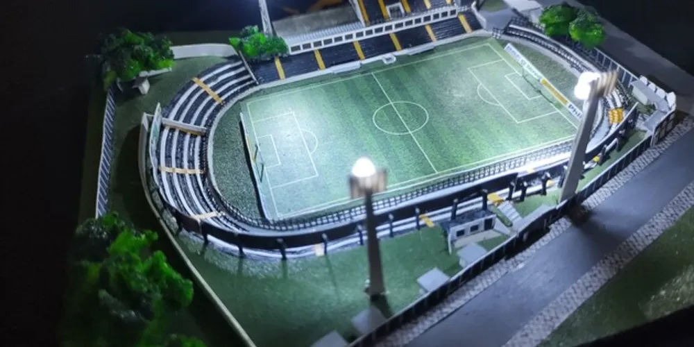 Estádio é reproduzido nos mínimos detalhes
