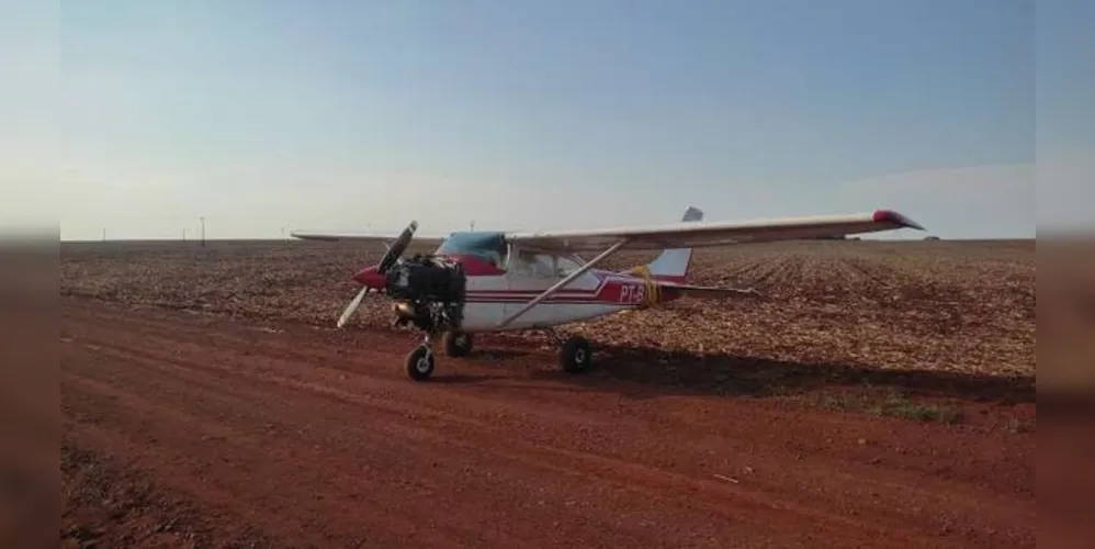 PM fez buscas no interior do avião, um Cessna, mas não encontrou nada ilícito