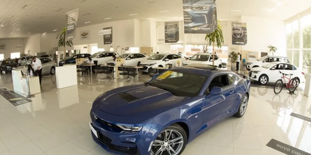 As concessionárias automotivas tiveram o melhor desempenho nas vendas do comércio em Ponta Grossa