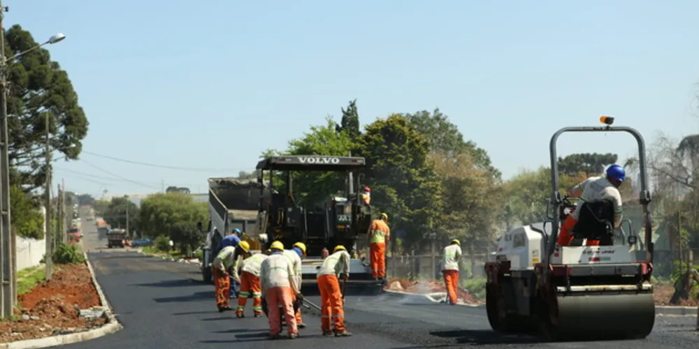 Pavimentação é uma das prioridades da atual gestão em PG