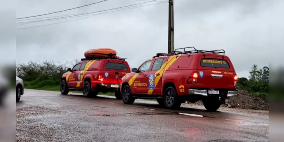 Equipes dos Bombeiros foram acionadas para a ocorrência