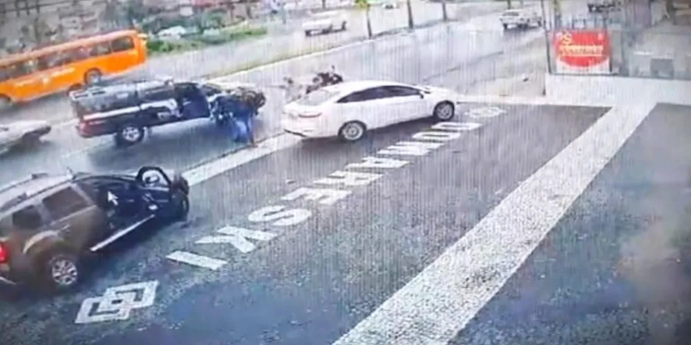 Agentes de segurança estavam transitando pelo local na hora do crime