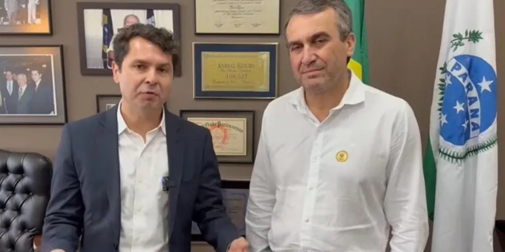 Alexandre Cury e Irani Barros conversaram na manhã desta quarta-feira (13) sobre o pagamento dos salários