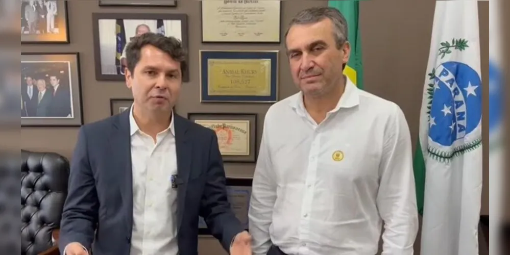 Alexandre Cury e Irani Barros conversaram na manhã desta quarta-feira (13) sobre o pagamento dos salários