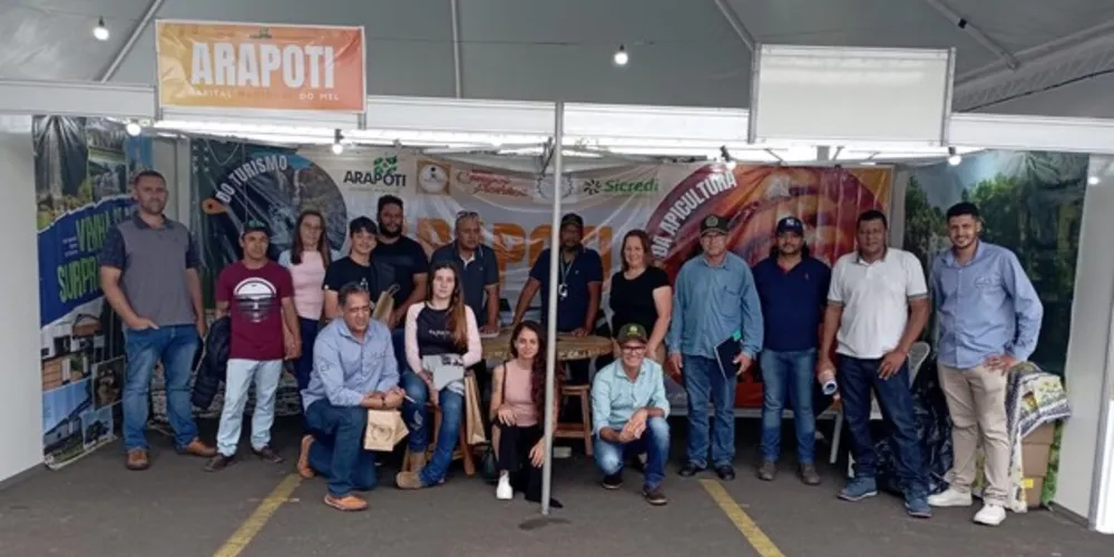A apicultura arapotiense esteve representada na Brasil Honey Show, evento realizado na cidade de Botucatu, em São Paulo