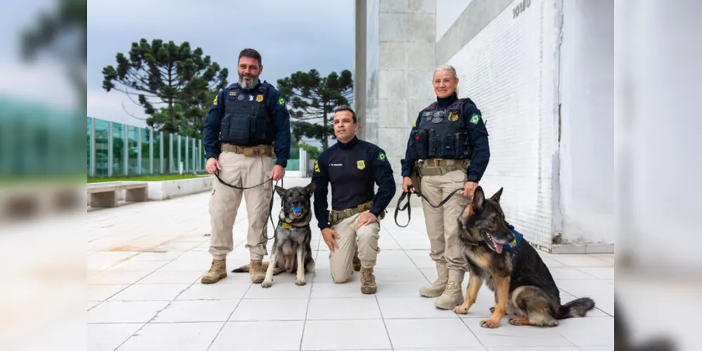 Echo e Chuck ingressaram na polícia em 2016 e 2017, respectivamente