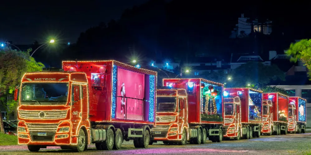 Neste ano, caminhões de Natal serão da Volkswagen