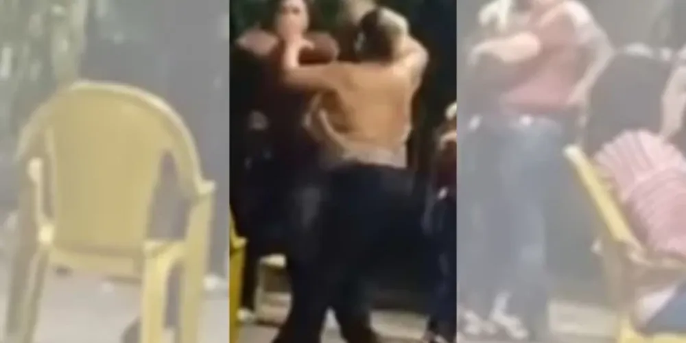 Vídeo da agressão está circulando nas redes sociais