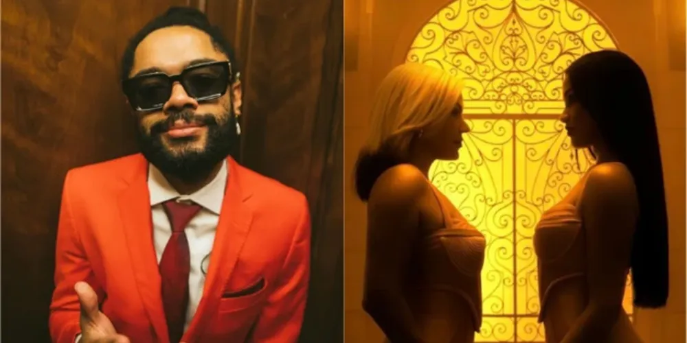 Evandro, irmão de Emicida, e Duda Beat (à esquerda da segunda foto) e Juliette (à direita da segunda foto)