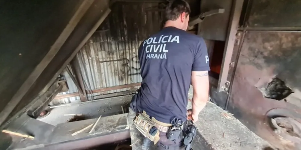 Incineração foi realizada por agentes de segurança