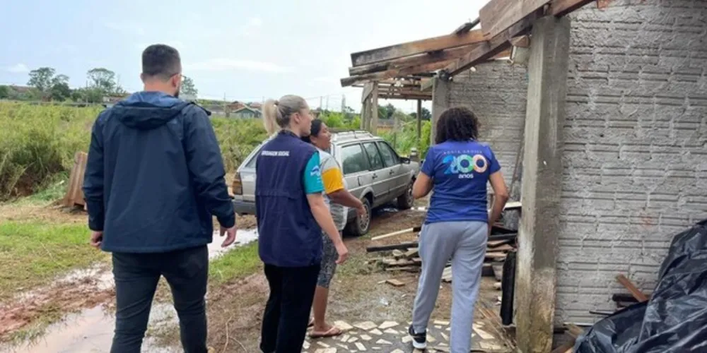 O trabalho foi realizado em parceria com a Defesa Civil e com o 2º Grupamento de Bombeiros