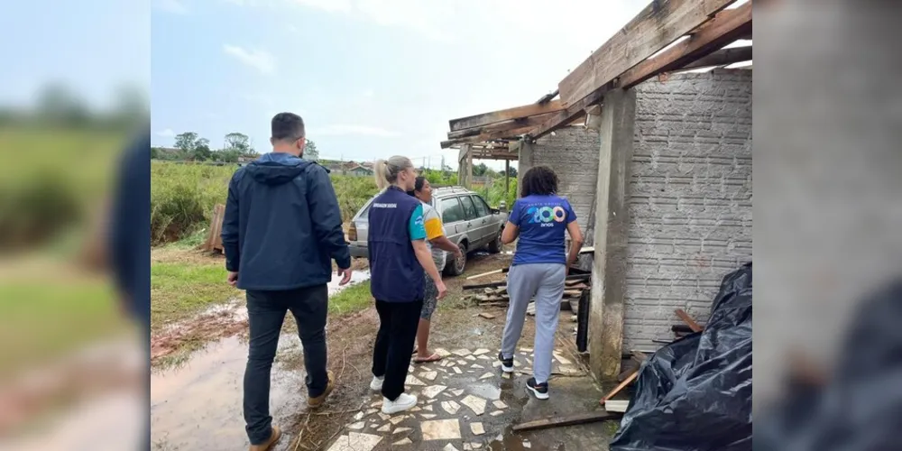 O trabalho foi realizado em parceria com a Defesa Civil e com o 2º Grupamento de Bombeiros