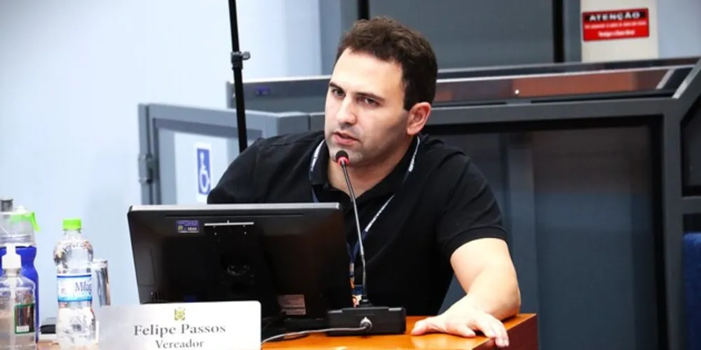 Vereador da cidade, Felipe Ramon dos Passos