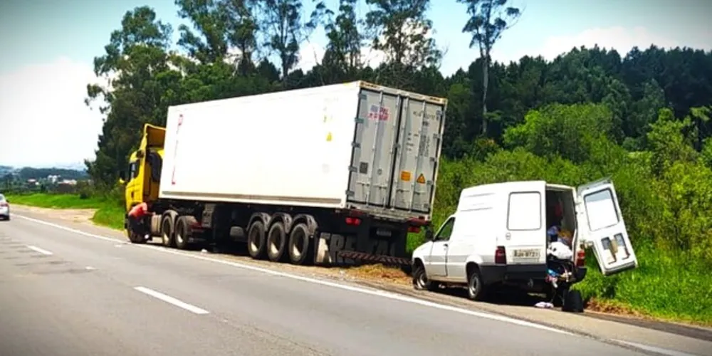 Acidente foi registrado no último sábado (2), próximo a Ponta Grossa