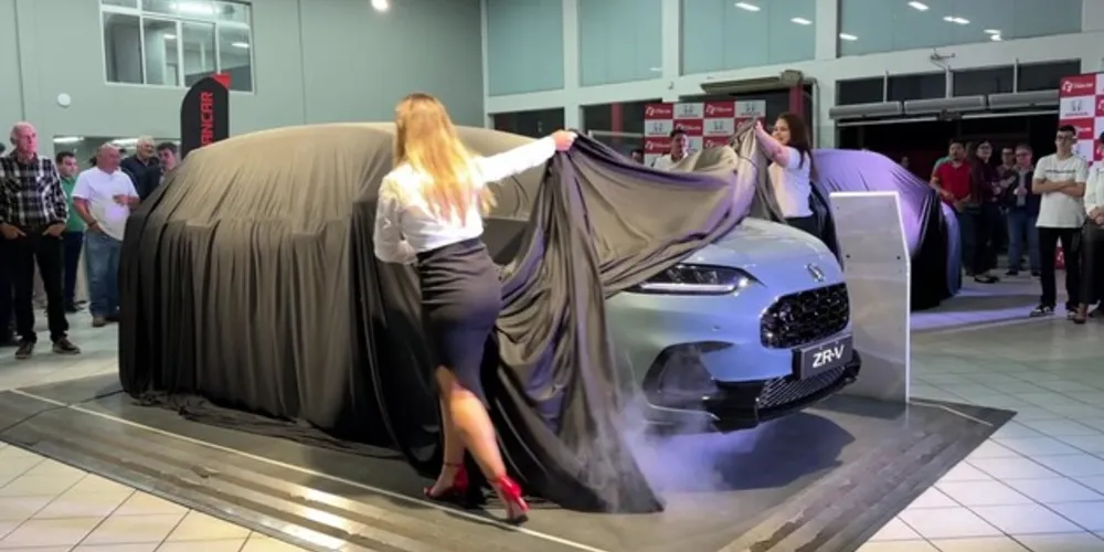 Os 30 anos do Grupo Fancar vieram acompanhados da apresentação do modelo ZR-V na concessionária Honda de Ponta Grossa, que agora também faz parte do grupo.