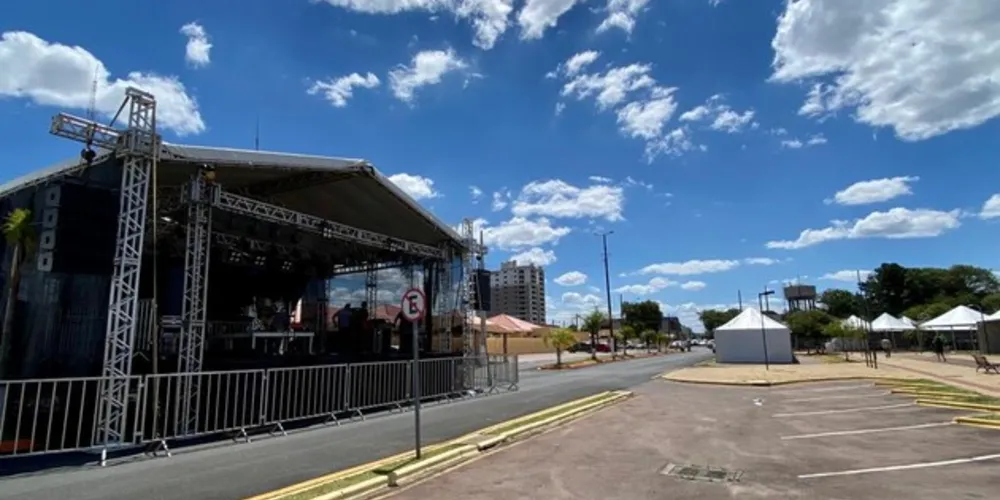 Em Carambeí, estrutura será instalada na Praça Cívica