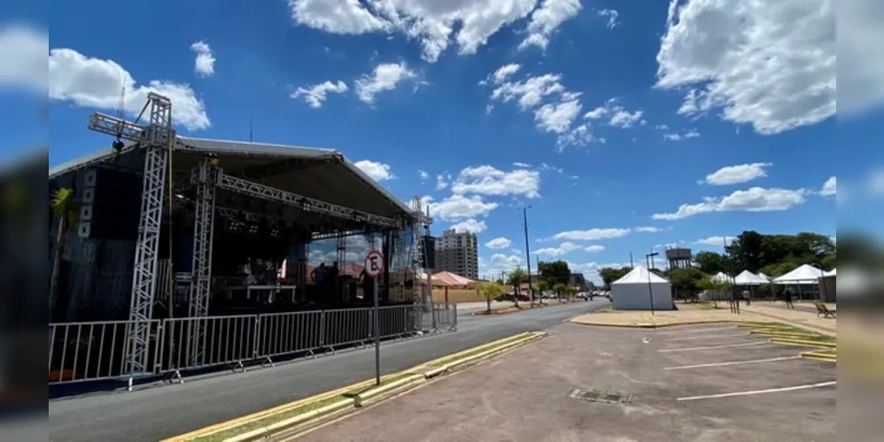 Em Carambeí, estrutura será instalada na Praça Cívica