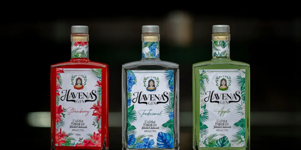 A Havenas possui três tipos de gin e uma vodka