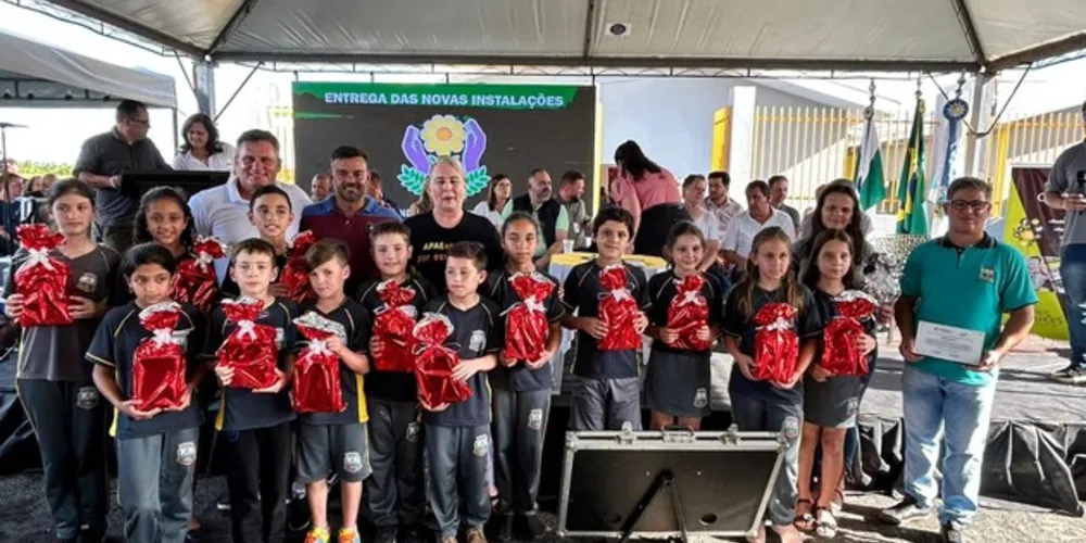 A nova sede da Associação de Pais e Amigos dos Excepcionais (APAE) foi palco da última premiação do Vamos Ler em 2023