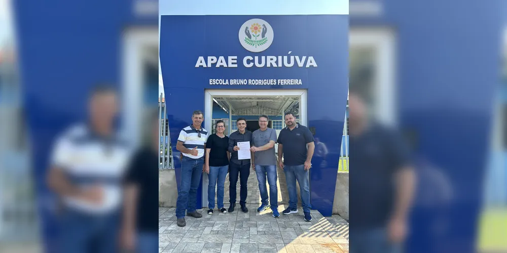 Uma das recentes entregas ocorreu em para a Apae Curiúva