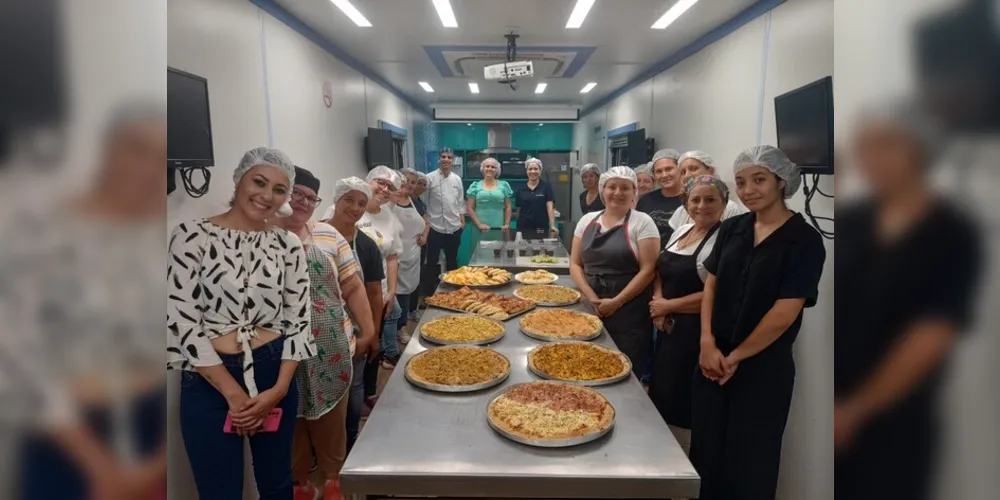 Últimos cursos foram de Chocolateria” e “Fabricação de Pizzas e Massas”