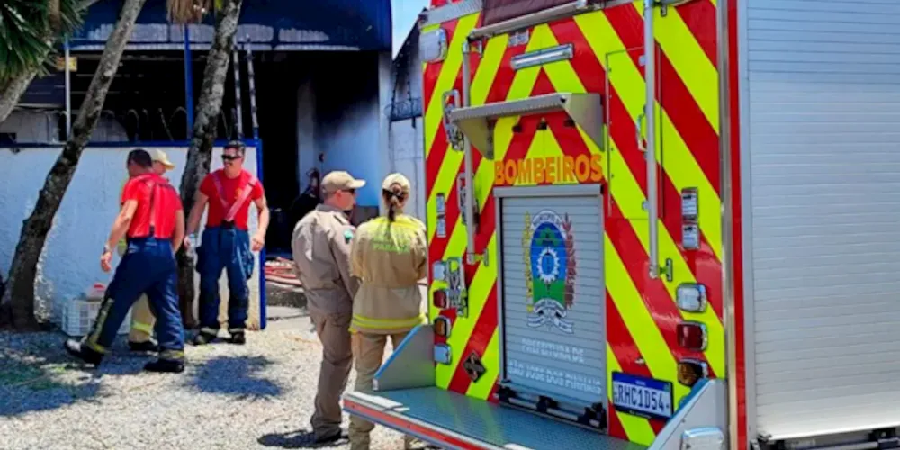 Equipes precisaram agir rapidamente na ocorrência