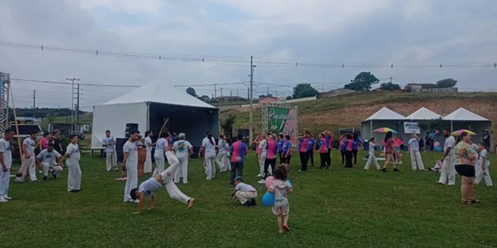 Os cuidados com a saúde foram reforçados com a presença do Ônibus da Vacina