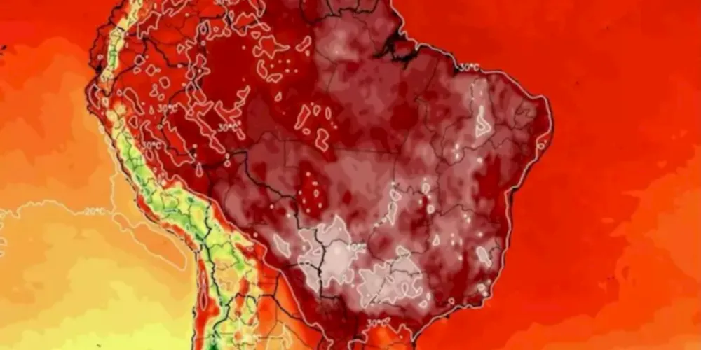 Temperaturas devem passar dos 45º C em várias cidades