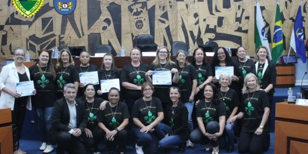 Moção de Aplauso é em referência aos 40 anos da 1ª Turma de Policias Femininas do 1º Batalhão de Polícia Militar