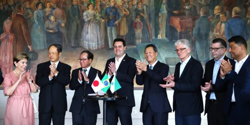 Prefeita de Ponta Grossa e demais lideranças do Estado e da Nissin