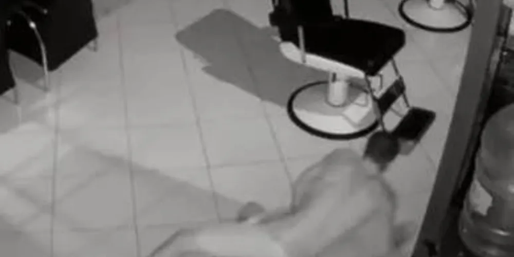 Prejuízo total causado pelo assaltante ultrapassa os R$ 3 mil