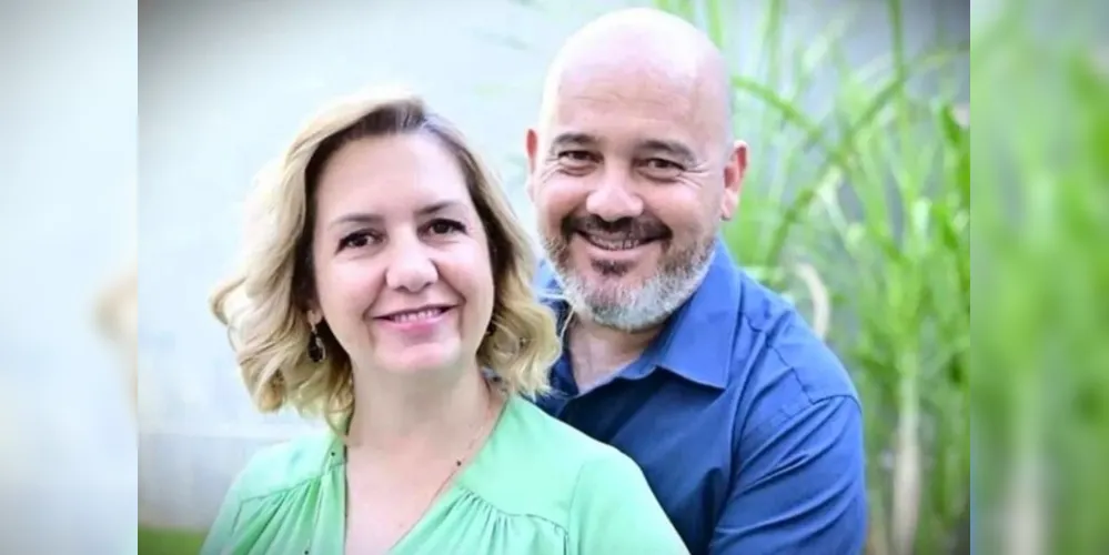 Cássia Luchelli (à esquerda) e Alessandro Luchelli (à direita)