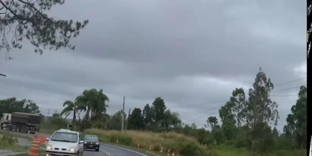 PR-152 é liberada em ambos os sentidos mais redução do nível do Rio Tibagi
