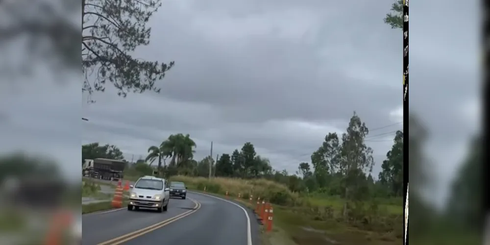 PR-152 é liberada em ambos os sentidos mais redução do nível do Rio Tibagi