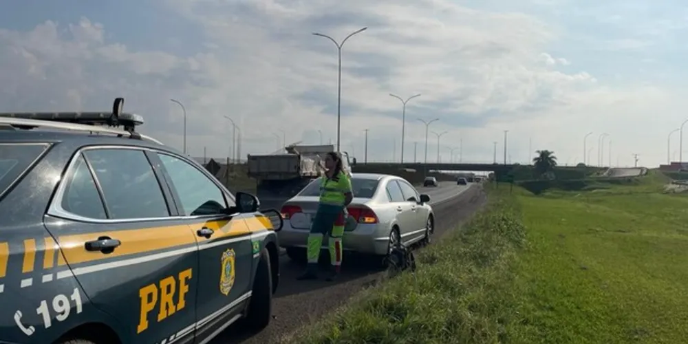 Atropelamento na BR-277, em Guarapuava, aconteceu na manhã desta terça-feira (03)