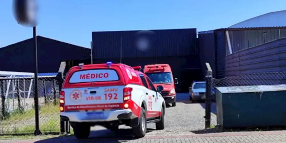 Equipes de socorro foram acionadas para a ocorrência